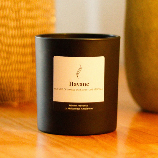 bougie senteur havane